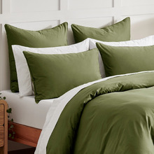 Rhys 400TC Cotton Sateen European Pillowcases (Set of 2)